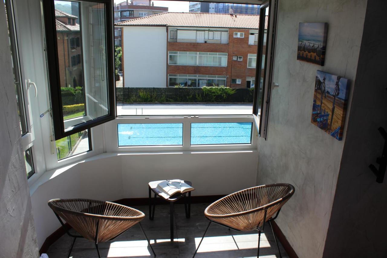 Apartamentos Zarautz Playa, Con Piscina Y Garaje Exteriör bild