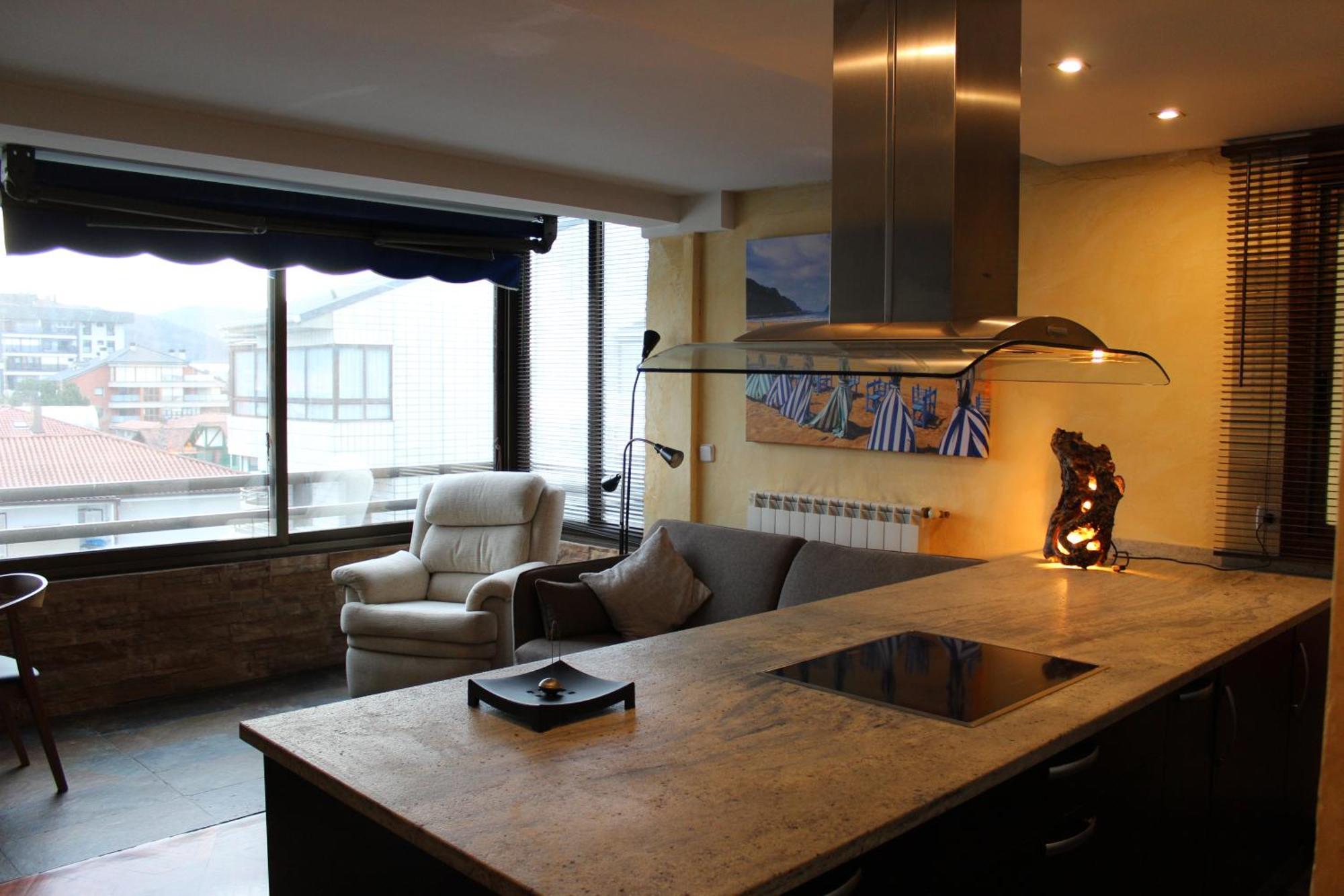 Apartamentos Zarautz Playa, Con Piscina Y Garaje Exteriör bild
