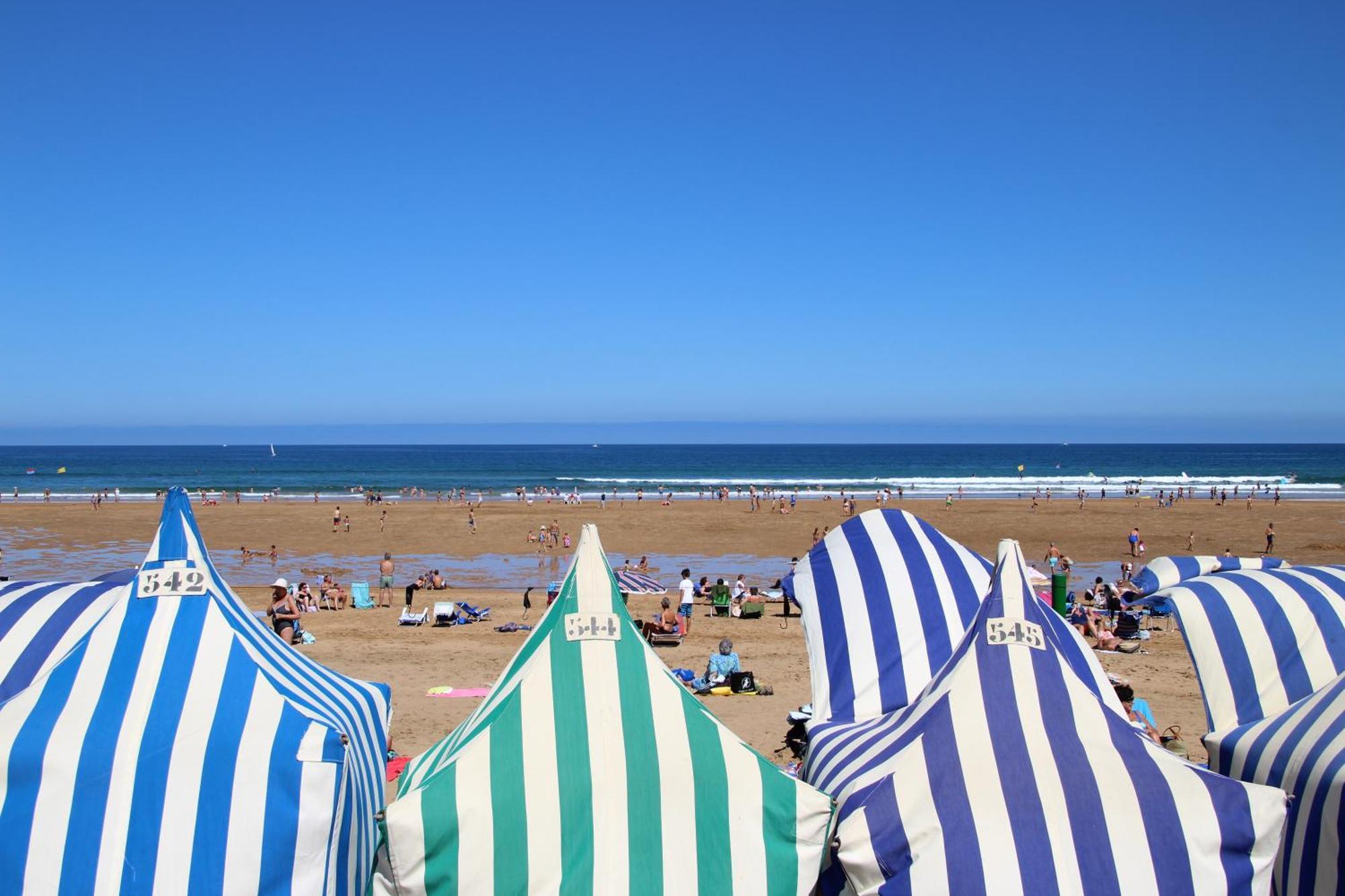 Apartamentos Zarautz Playa, Con Piscina Y Garaje Exteriör bild
